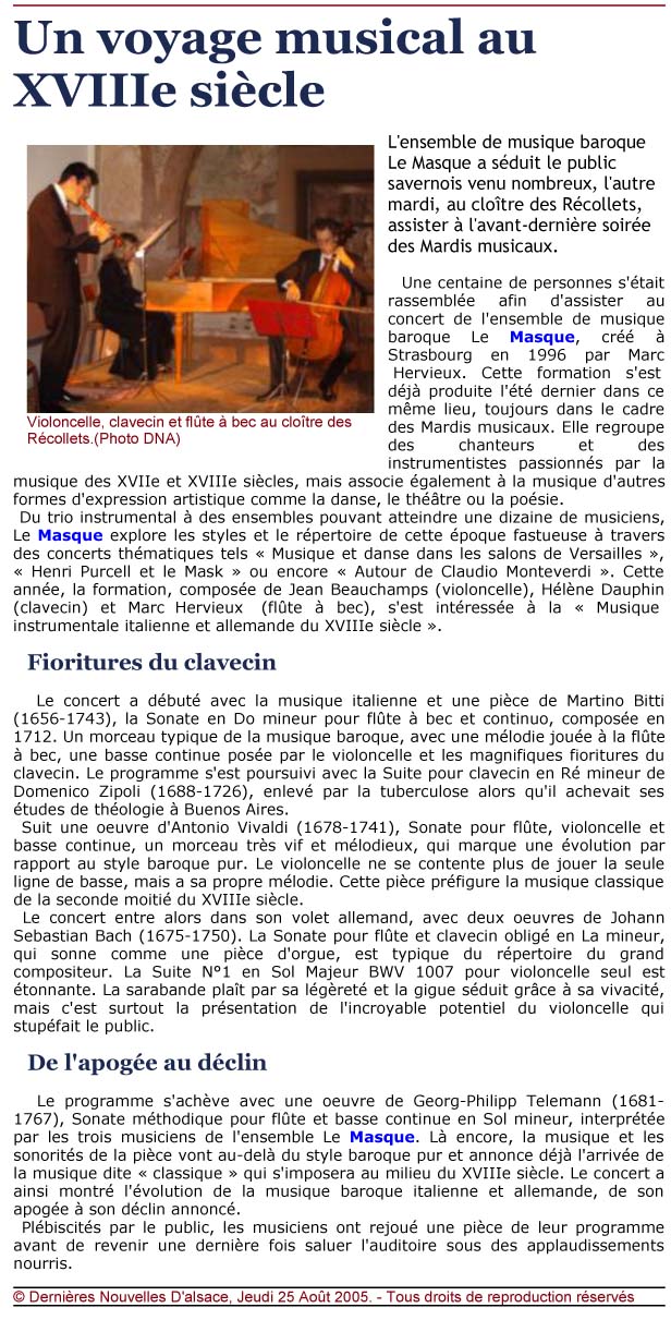 Les Dernières Nouvelles d'Alsace - Archives