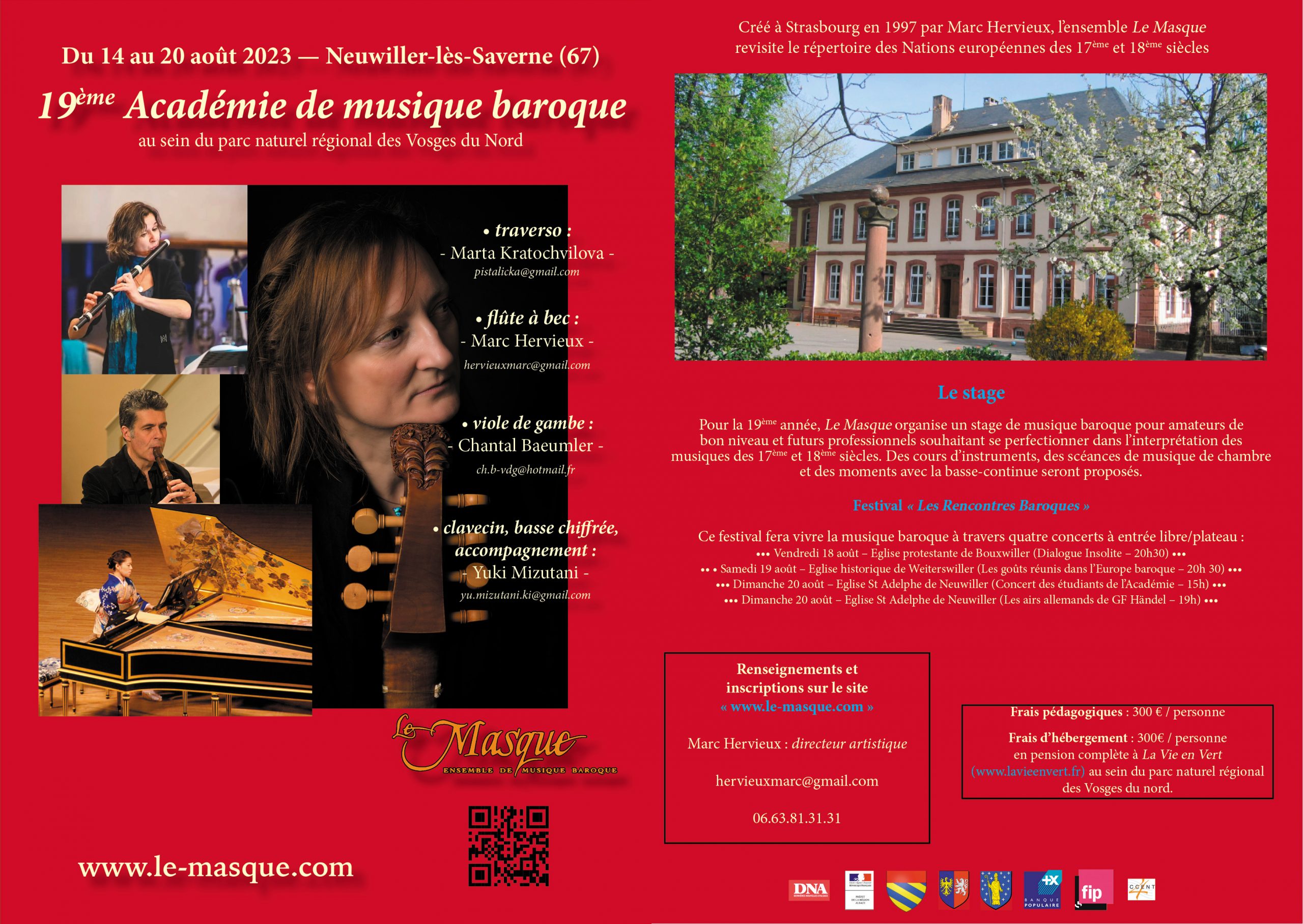 Académie de musique baroque 2023